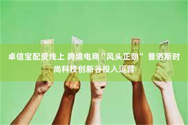 卓信宝配资线上 跨境电商“风头正劲” 普洛斯时尚科技创新谷投入运营